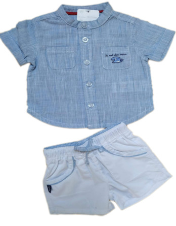 Conjunto de niño bebé verano camisa rayitas 19171305