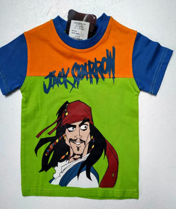 Camiseta de niño verano m/c Piratas del Caribe 2048