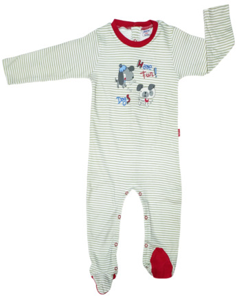 Pelele de niño bebé m/l rayas grises 