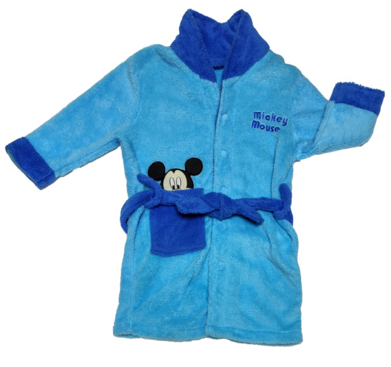 Bata de niño polar Mickey azul 