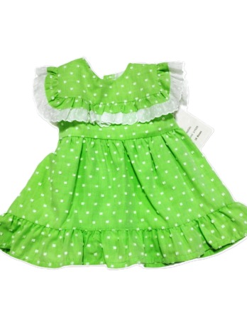 21520 Vestido de niña de color verde lima